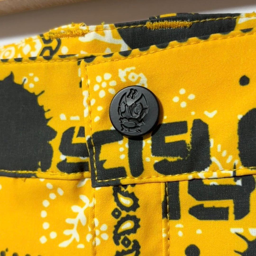 新品 ラッセルノ ゴルフ バンダナ ストレッチ カーゴショーツ イエロー M 4