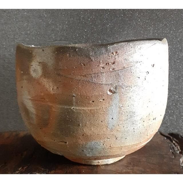 備前焼　【いさむ　勇】造　備前茶碗　共箱　未使用品！　茶道具　茶器