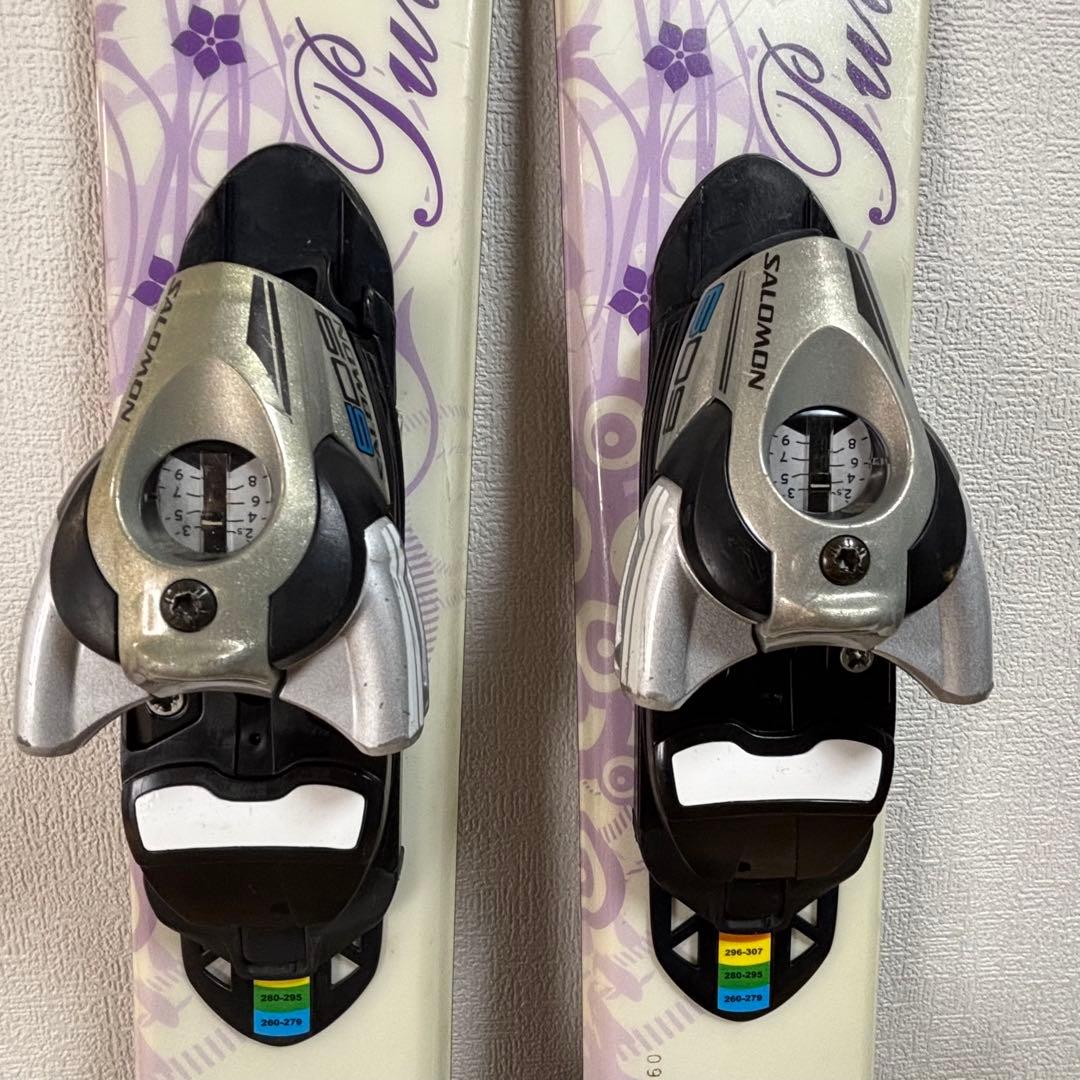 SALOMON サロモン レディース ショートスキー　 99cm 工具不要