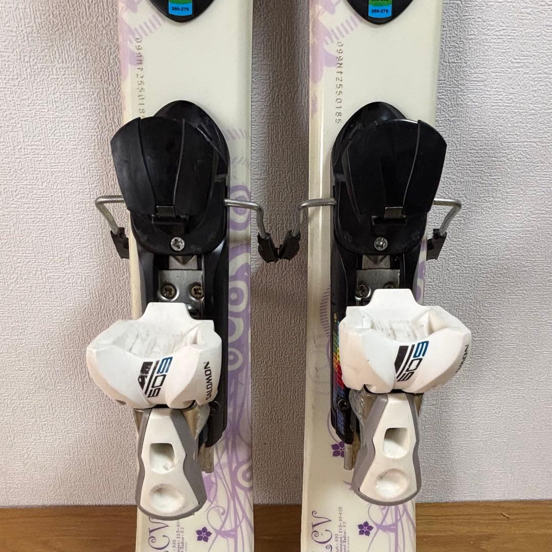 SALOMON サロモン レディース ショートスキー　 99cm 工具不要