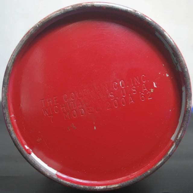 コールマン /200A　希少カラー・マルーン　1962年7月製【7260712】