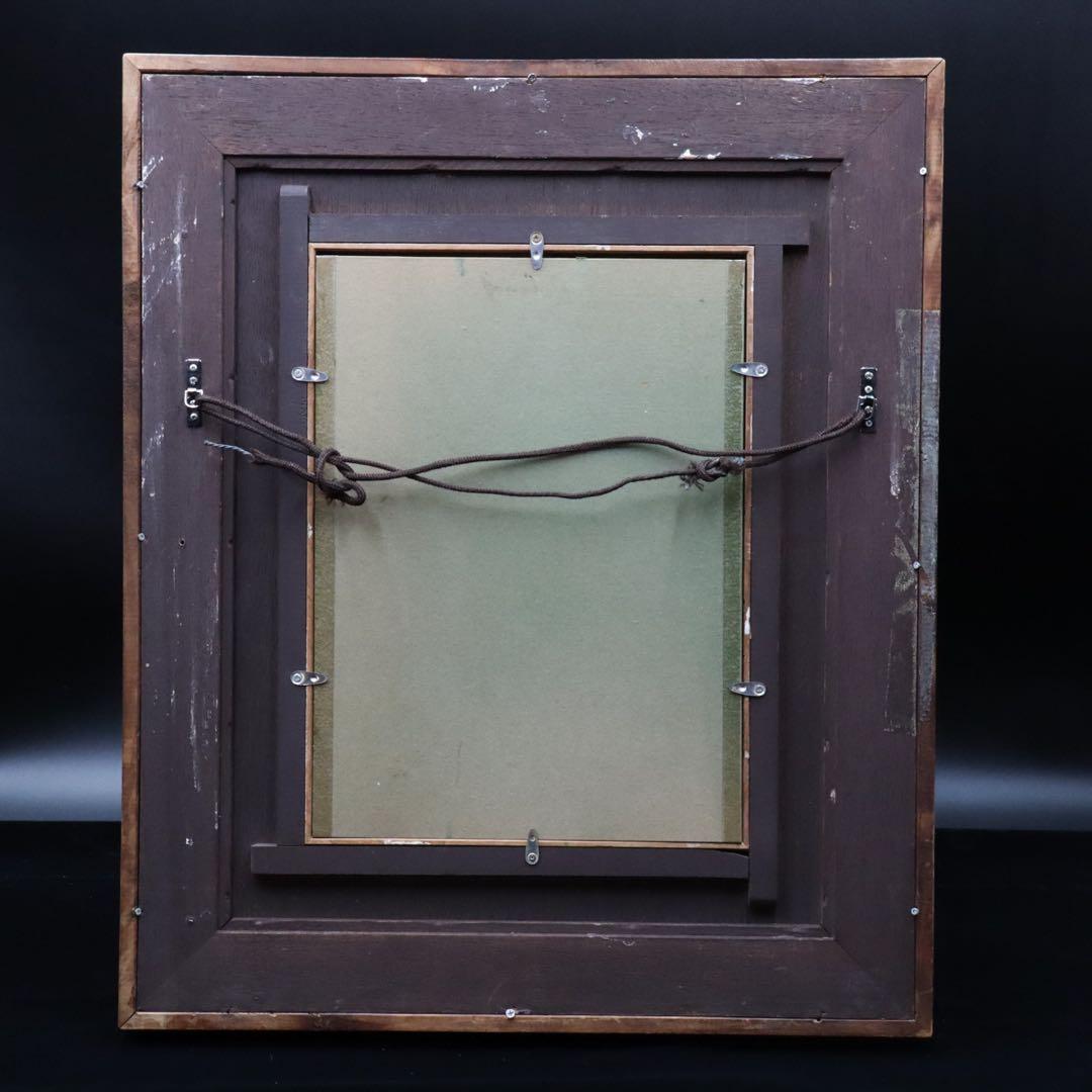 坂本繁二郎 肉筆パステル画 紙本