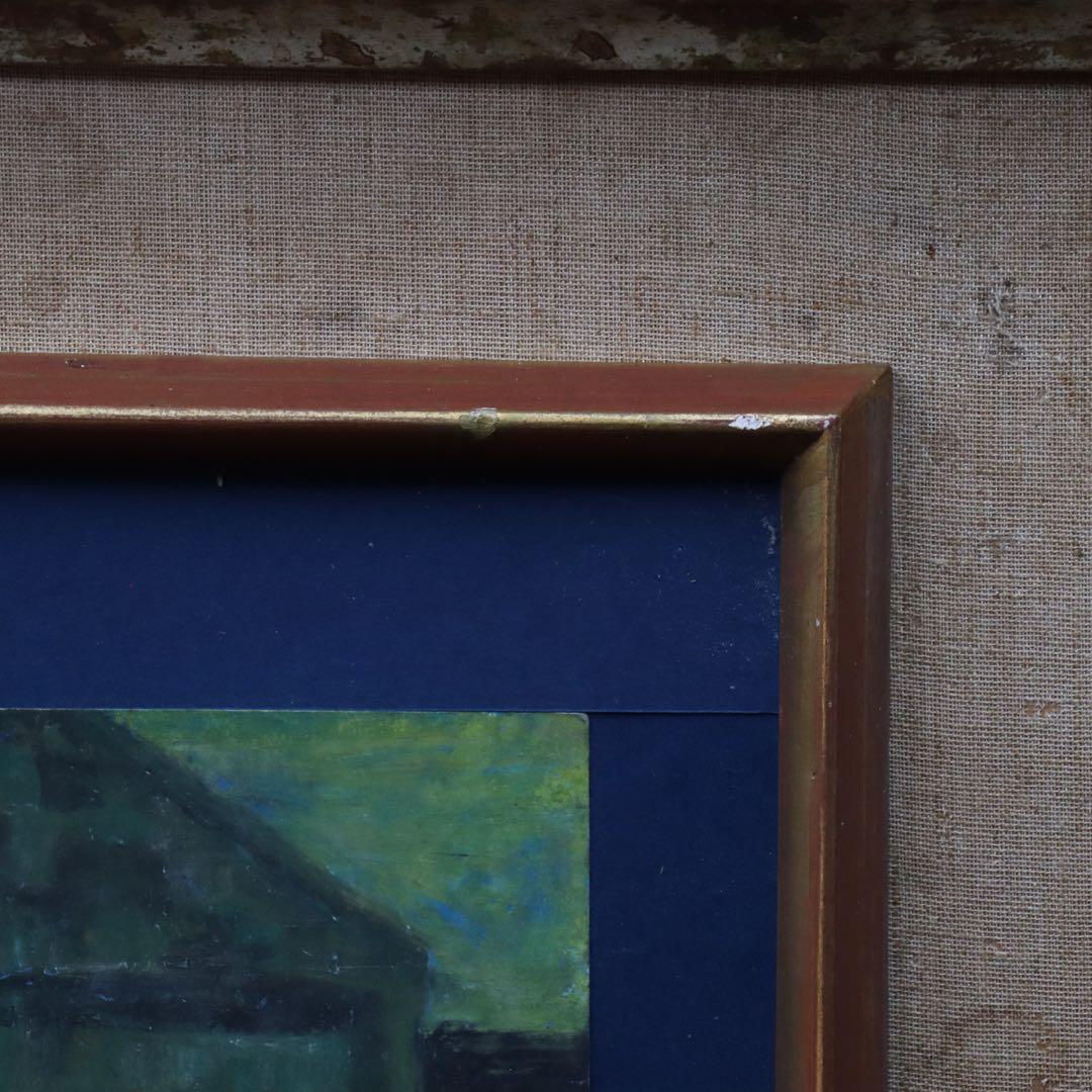 坂本繁二郎 肉筆パステル画 紙本