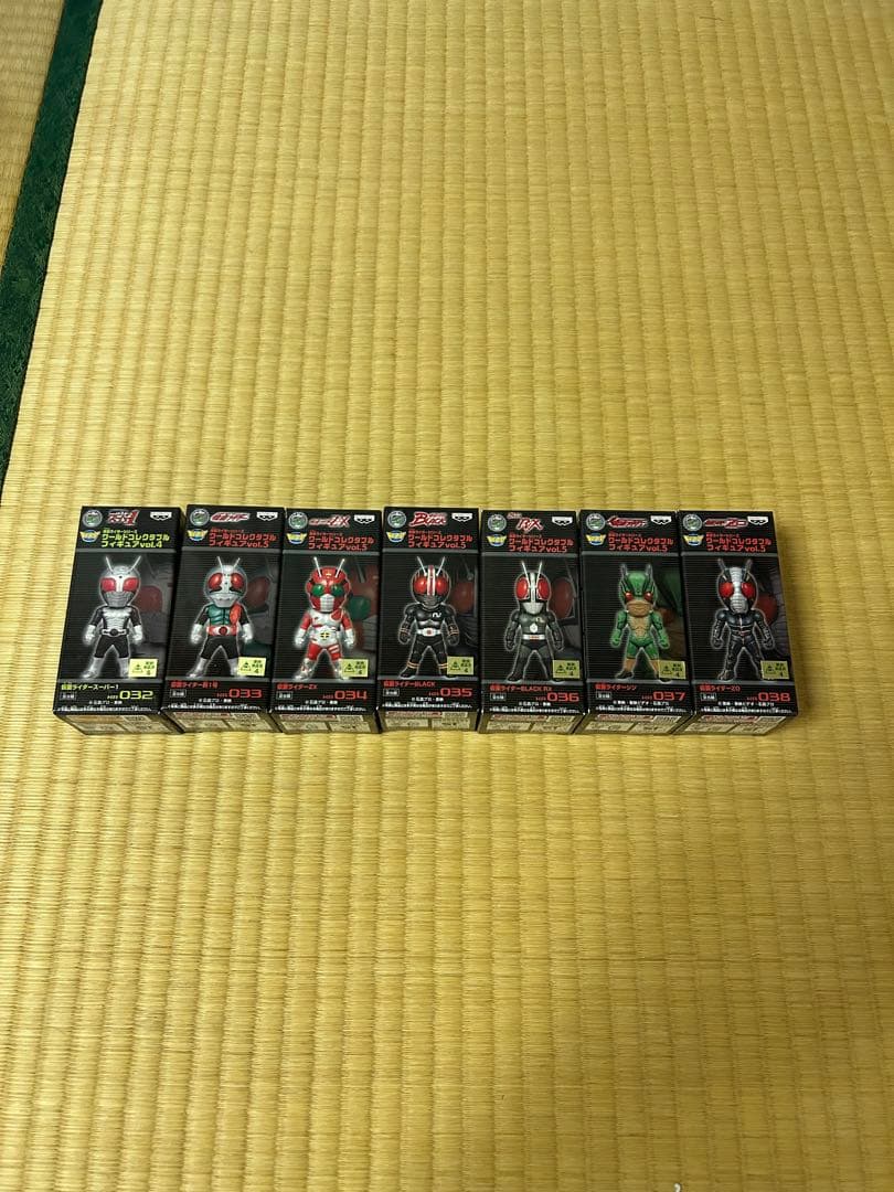 仮面ライダーワールドコレクタブルフィギュア　昭和ライダーまとめ売り