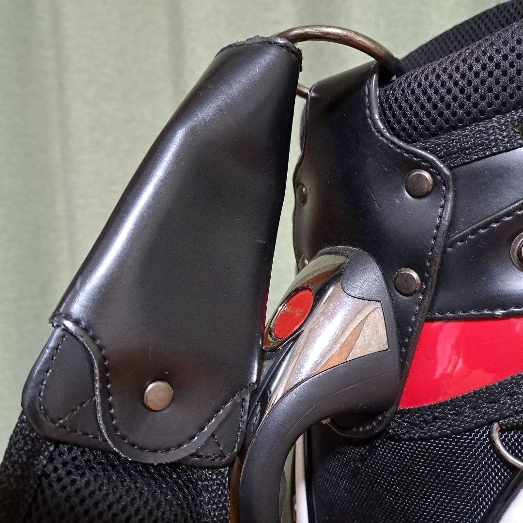 Srixonキャディバッグ9インチ美品。サンバイザーとアイアンカバーオマケ