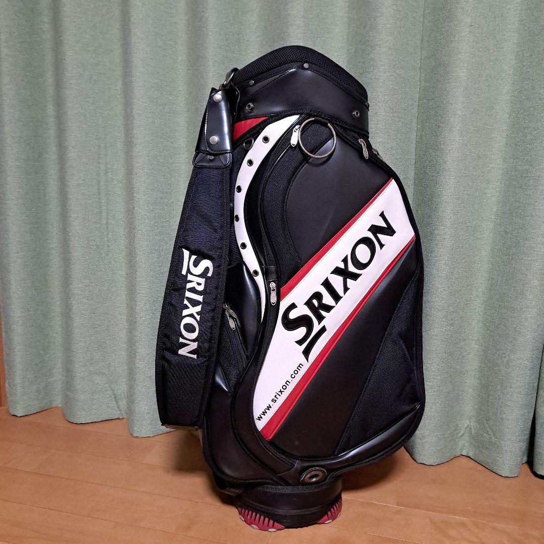 Srixonキャディバッグ9インチ美品。サンバイザーとアイアンカバーオマケ