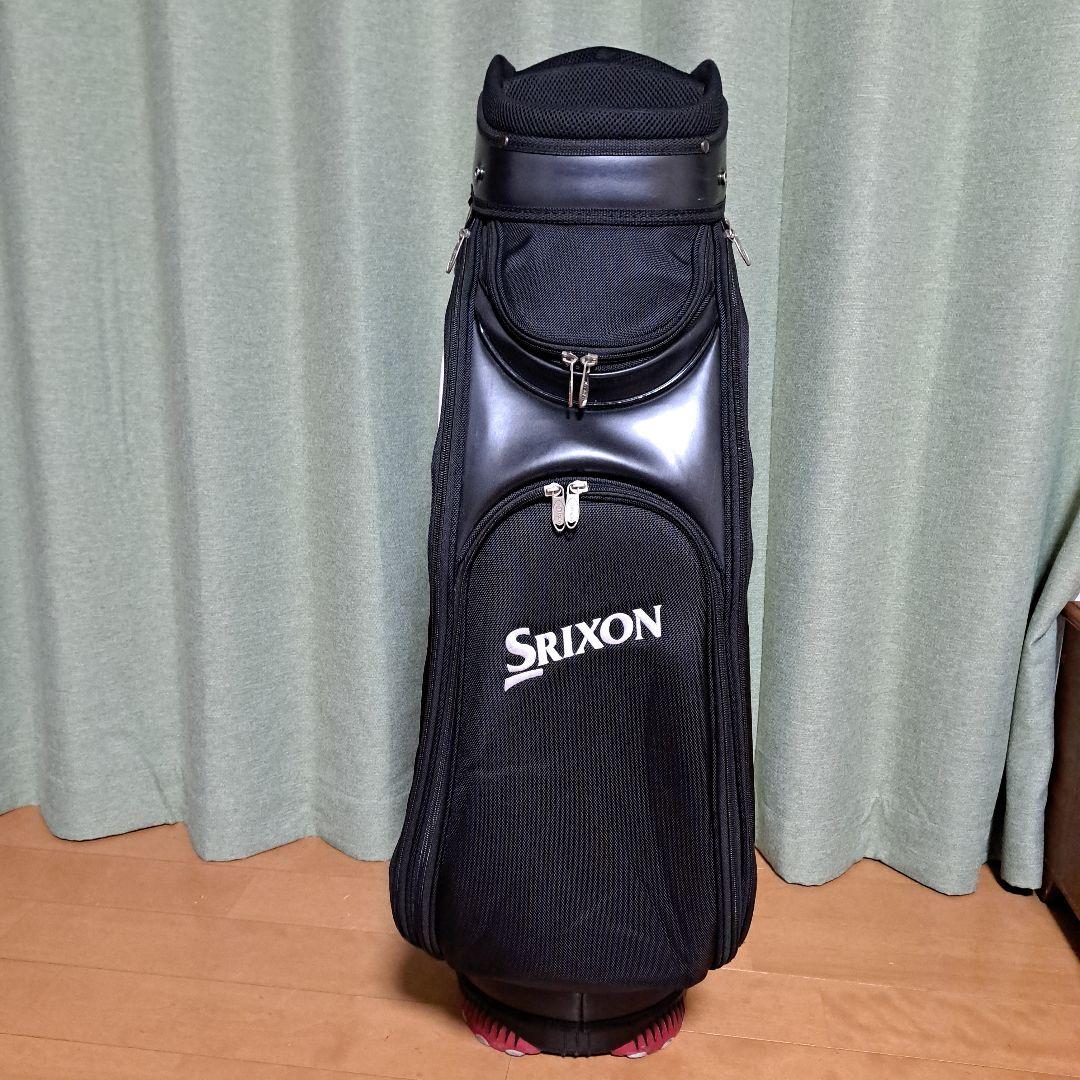 Srixonキャディバッグ9インチ美品。サンバイザーとアイアンカバーオマケ