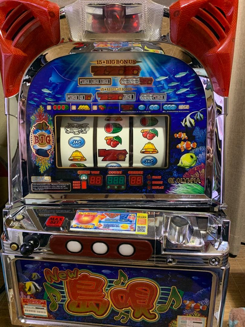 4号機 レア台New島唄30 実機 不要機付き