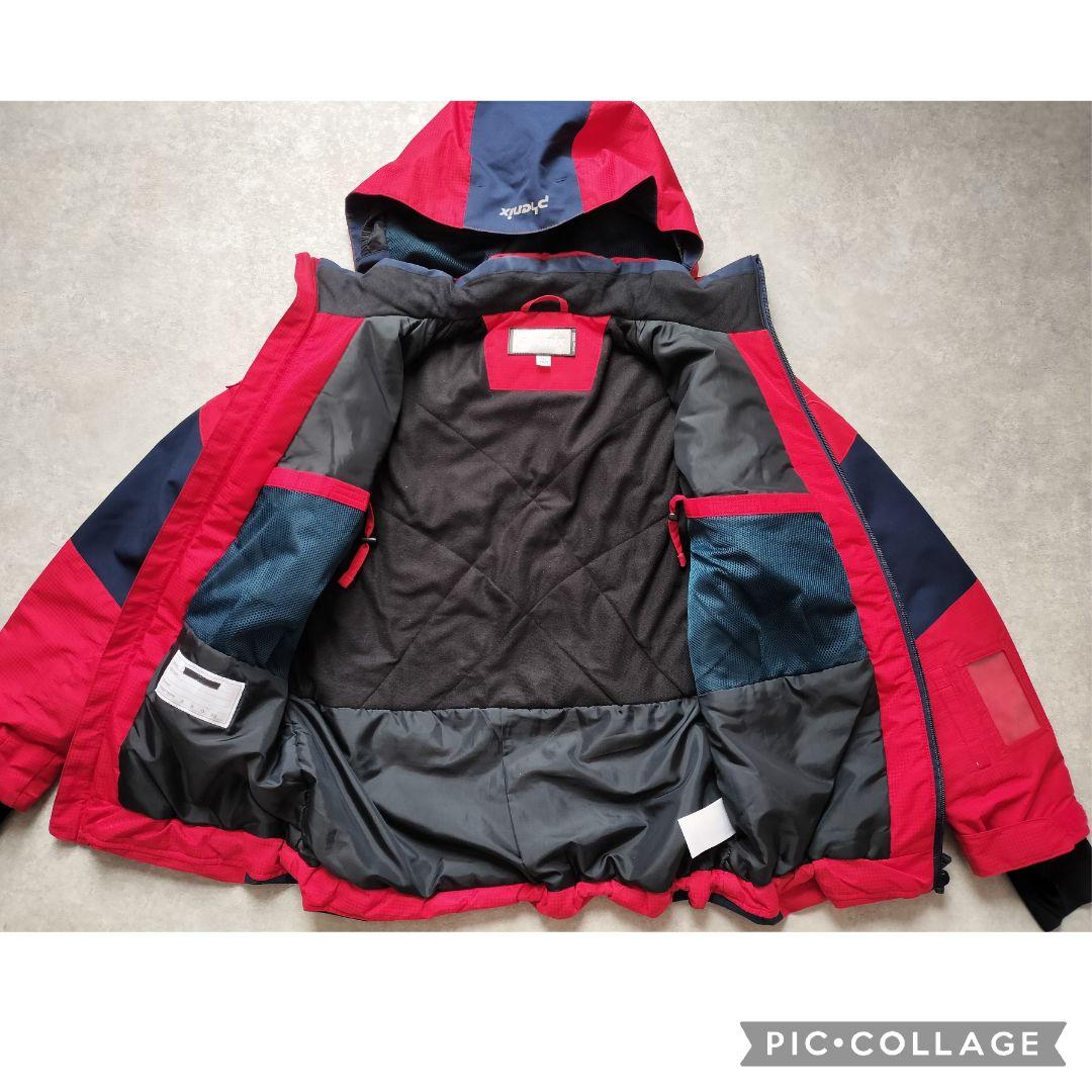 美品☆phenix アルペンモデル　スキーウェア 男の子 160 赤青　上下