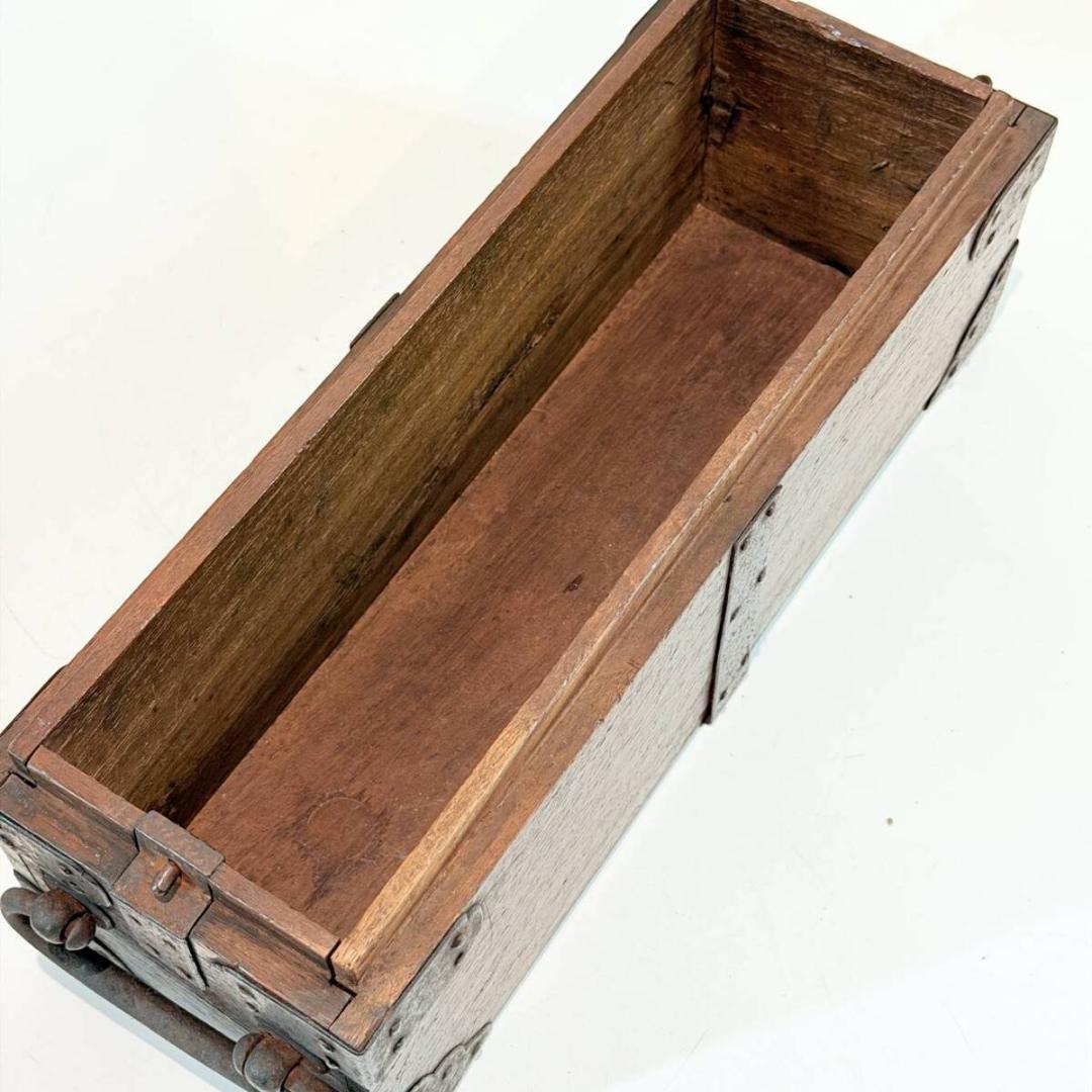 甲AK142　時代物　送料無料　即購入可能　スピード発送　銭箱　銭函