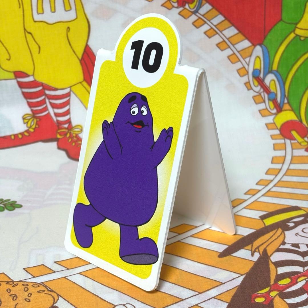 No.10 マクドナルド グリマス オーダー テーブル ナンバー 店舗用希少レア