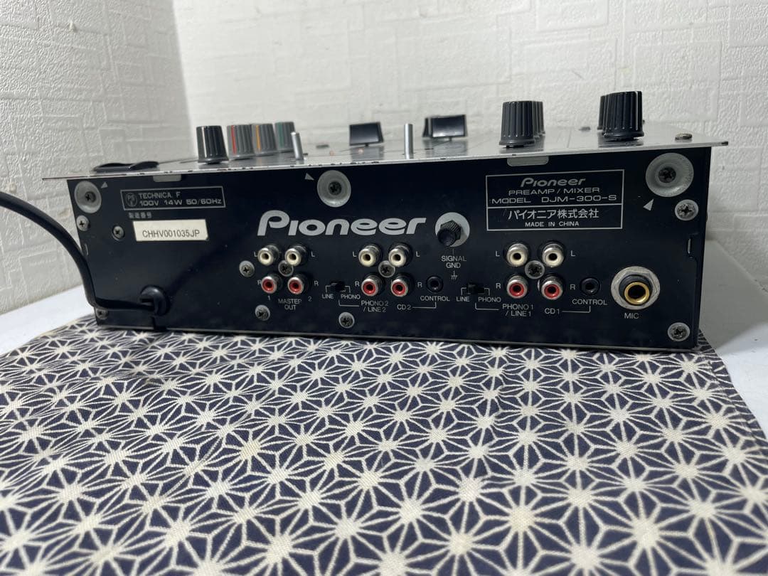 pioneer dj パイオニア　DJM-300 シルバー　フェーダーメンテ
