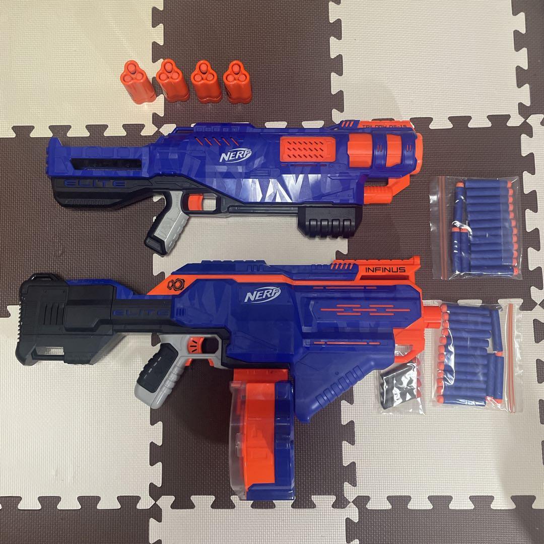 ナーフ エリート インフィニス ＆ トリロジー DS-15 セット 弾 箱付き