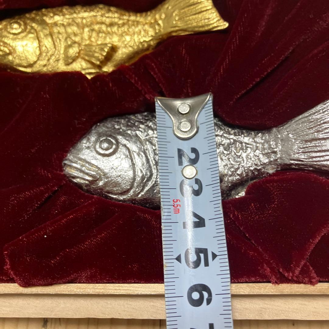 富永直樹　金属工芸　鯉　縁起物　お正月