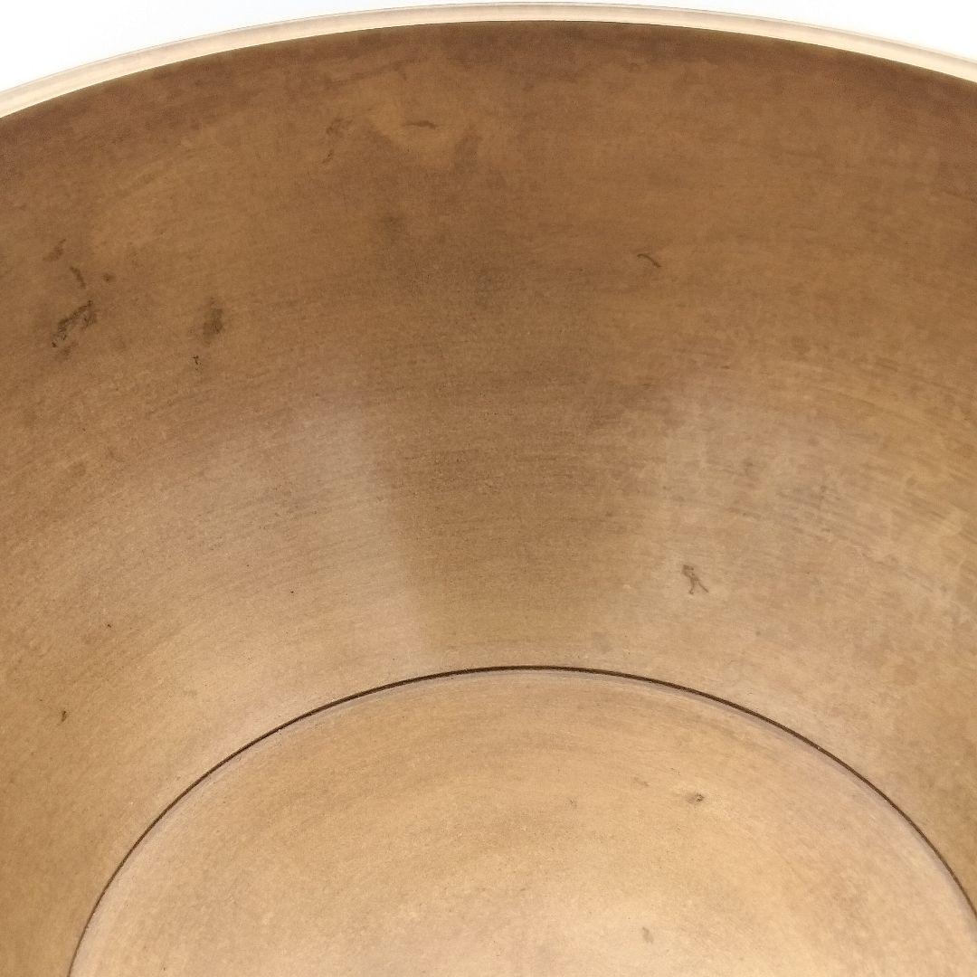 a197 建水　砂張建水　瓔珞　吉羽興兵衛　茶道具　茶道　古物　響銅