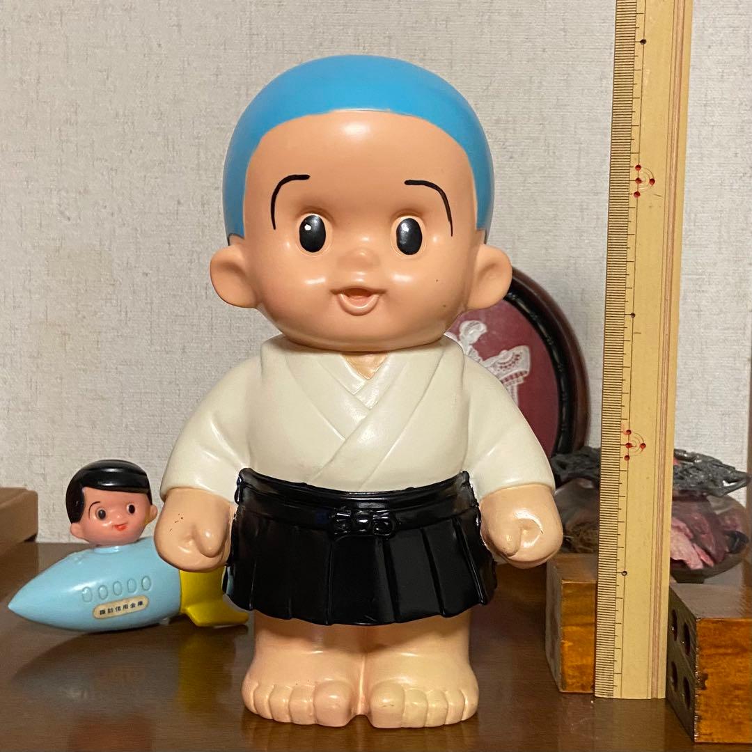 一休さん　信ちゃん　ソフビ　貯金箱　かインターサイズ　店頭備品