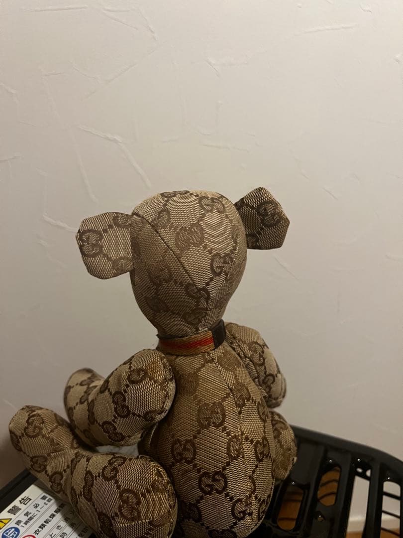 GUCCI モノグラム クマ テディベア　ぬいぐるみ 100周年記念タグ付き