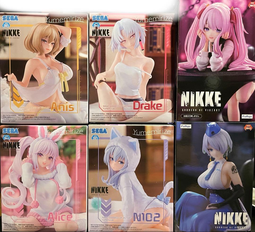 早い者勝ち！勝利の女神：NIKKE 6体セット！！フィギュアまとめ売り