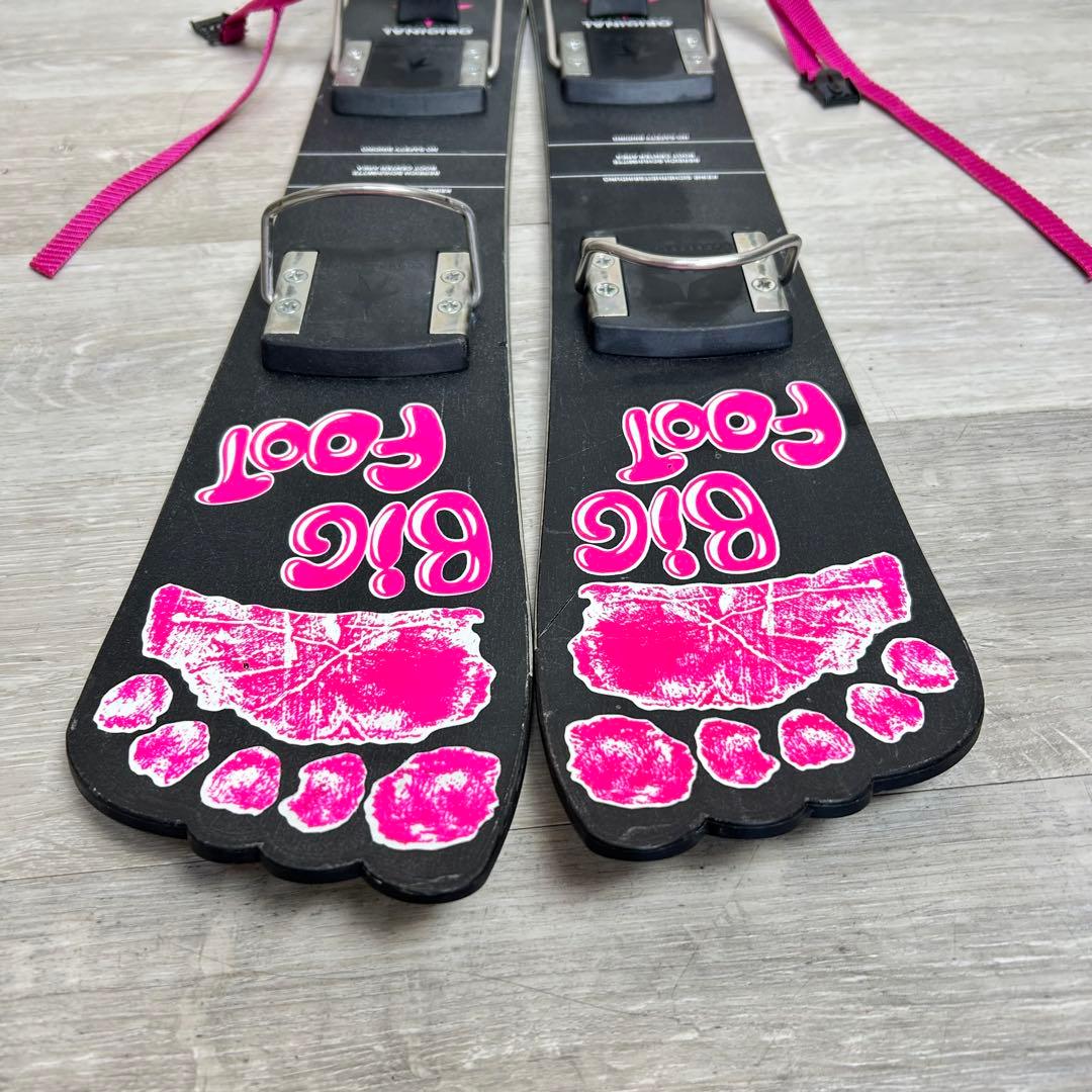 【ミニスキー】クナイスル BiG FooT ショートスキー　ピンクビッグフット