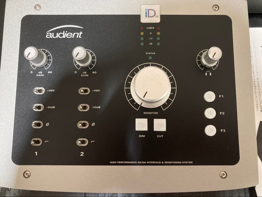 Audient iD22 windows11対応　オーディオインターフェイス
