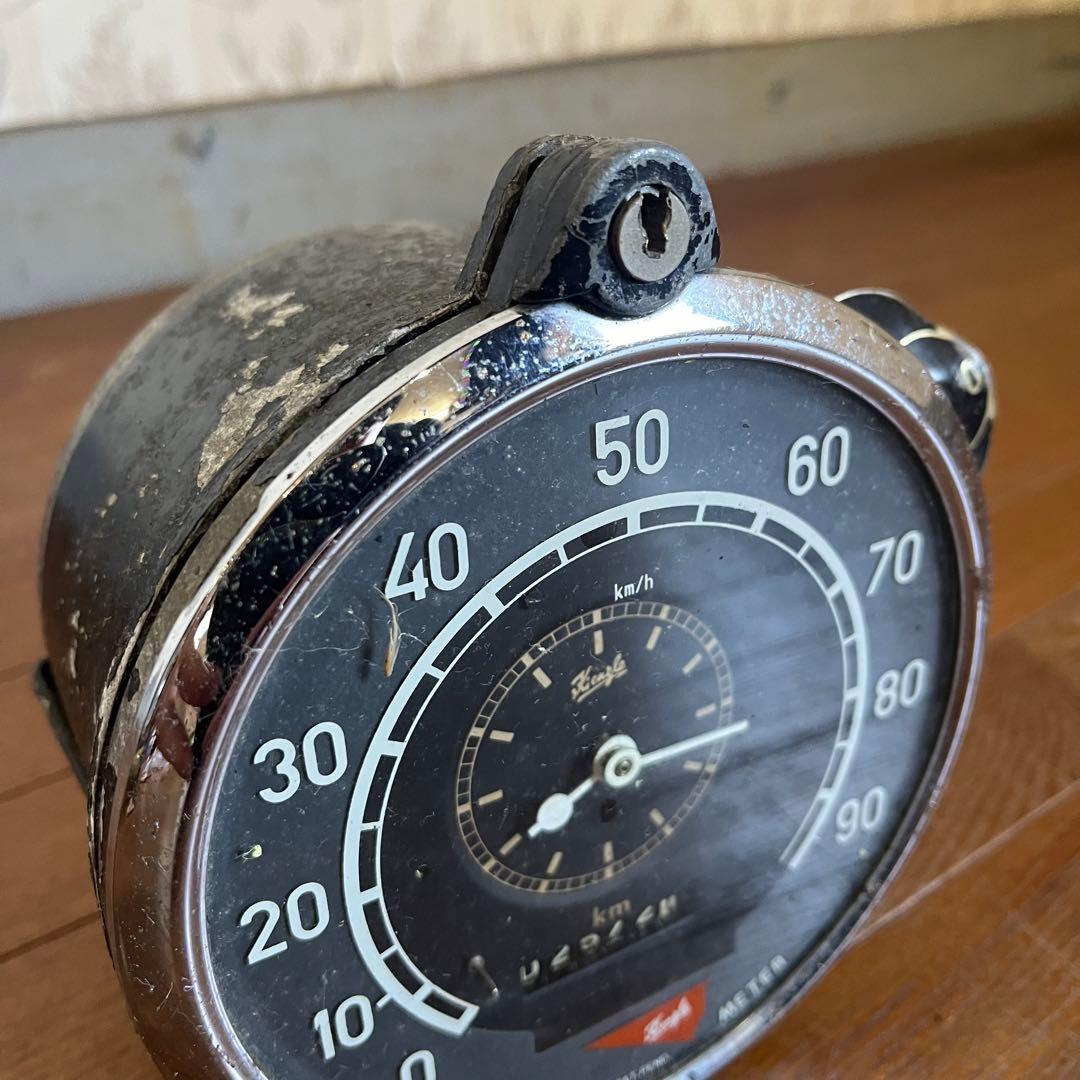 【アンティーク】ジャンク品 鉄道部品 スピードメーター 速度計 TCO8-7/F