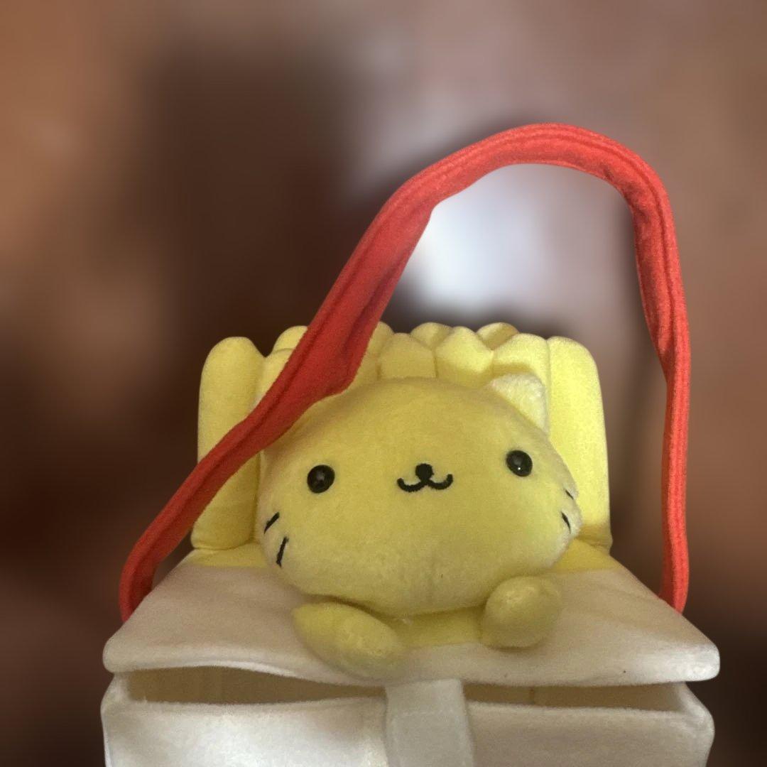 ☆にゃんにゃんにゃんこ　にゃんこバーガー　ポテト　ポーチ　タグなし