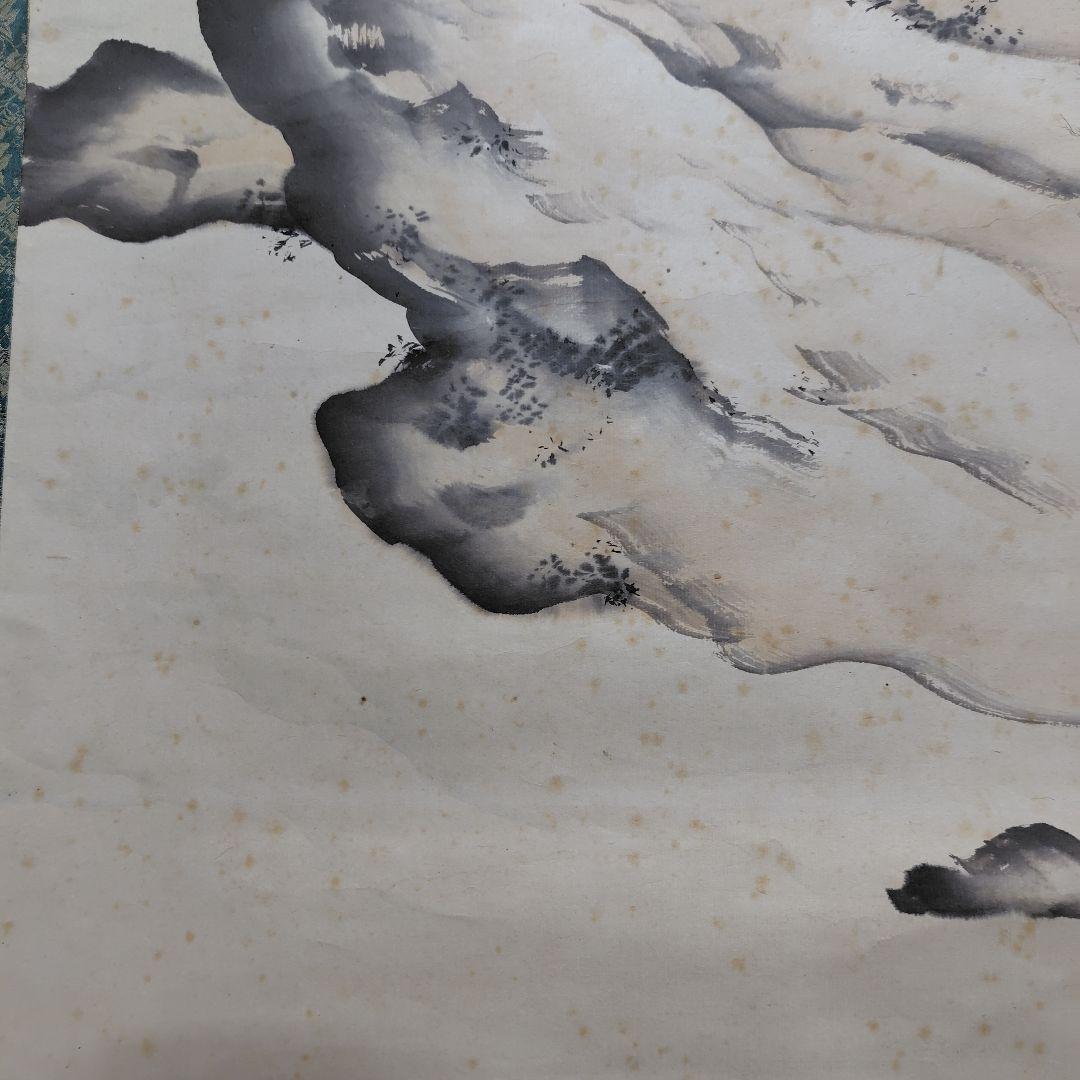 日本画家 尾竹國観『初夏』国観　掛け軸 紙本 逸品　共箱 真筆保証