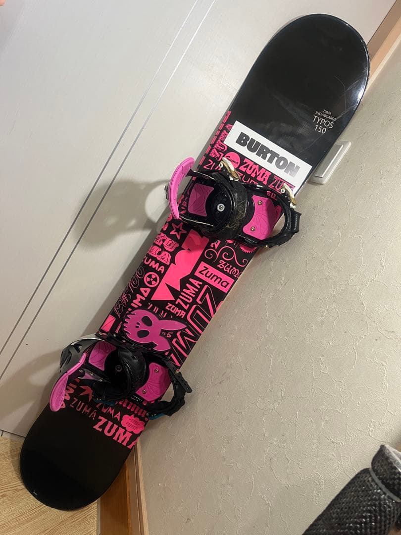 高身長女性！BURTONステッカー付き！ZUMA 150cm バインセット