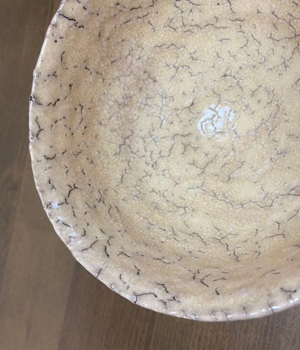 萩焼茶碗　唐泊山　喜村晧司造　M223