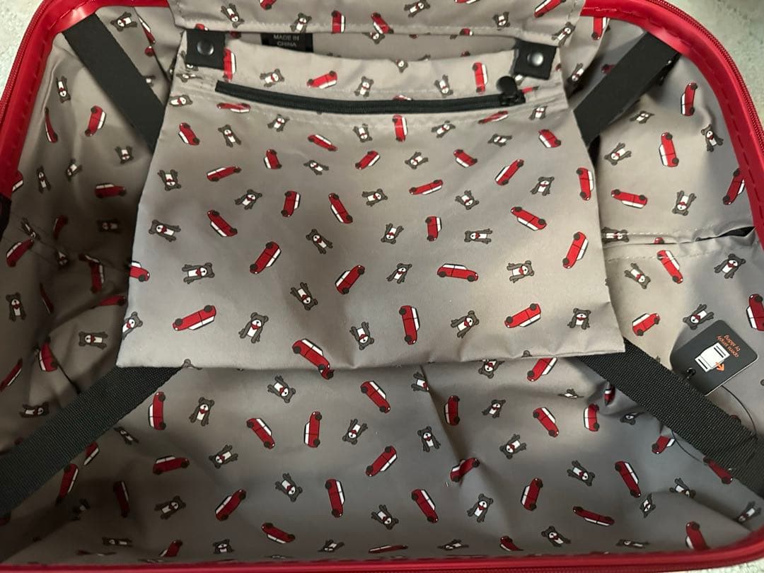 MINI チリレッド ハードシェルキャリーカート