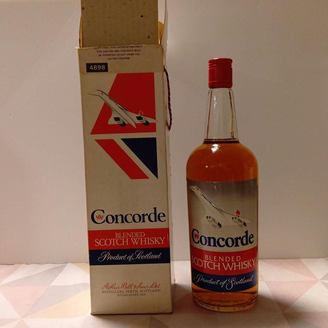 コンコルド　concorde スコッチウイスキー 古酒　大西洋横断飛行飛行記念