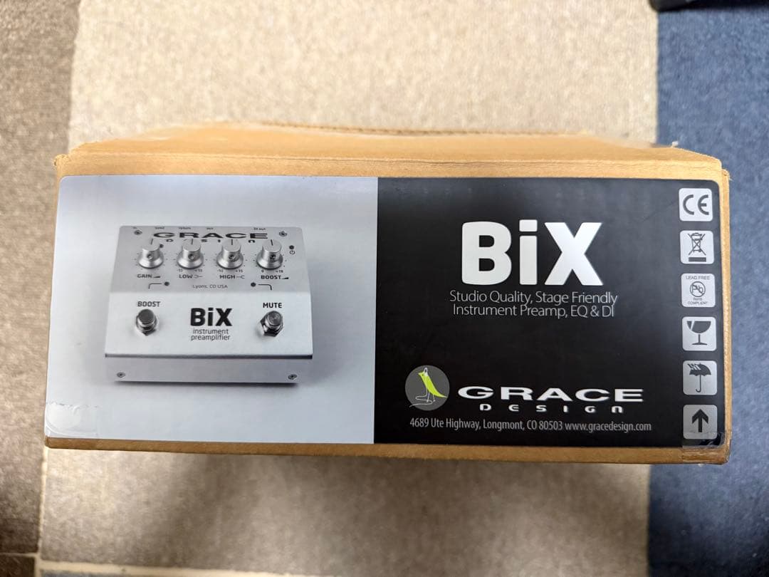 【美品】Grace design BIX 　アコギ用　DI　EQ プリアンプ