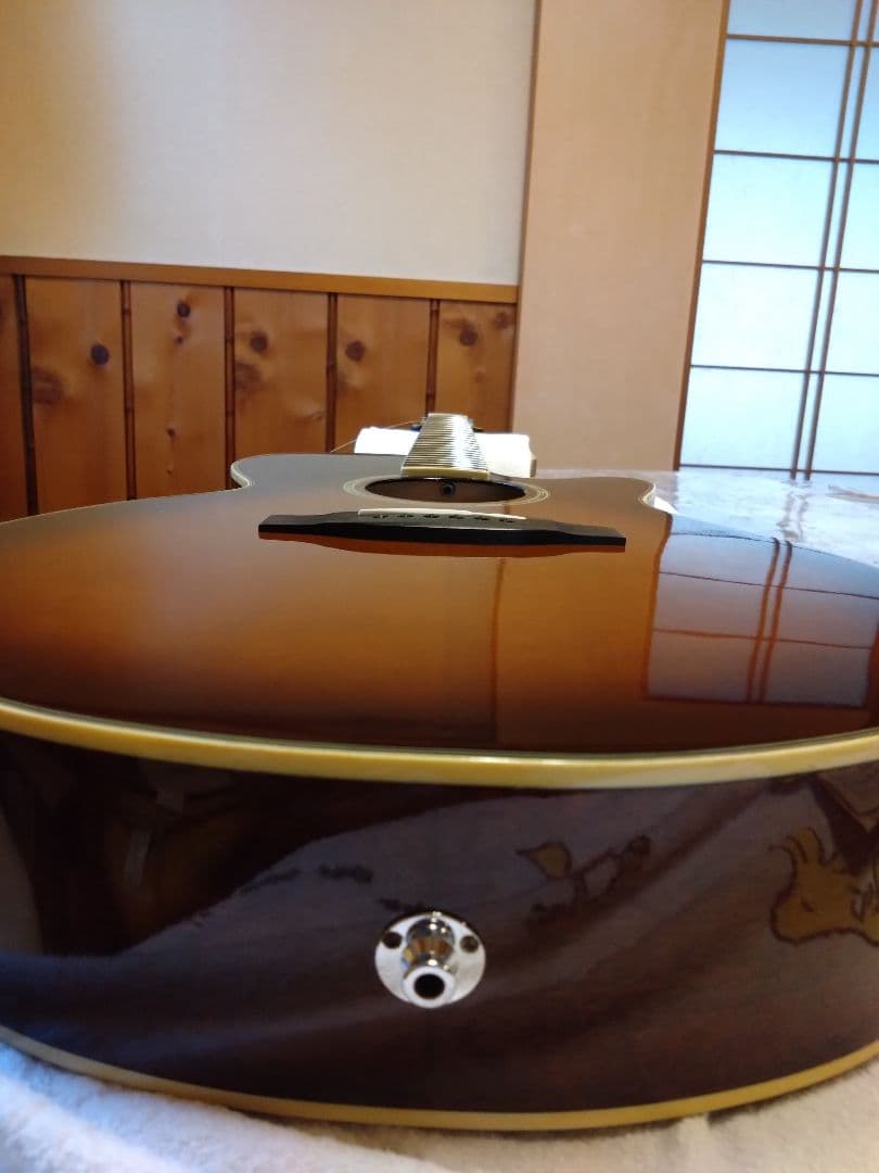 タカミネTCP-480ASG サンバーストタバコ　プリアンプ搭載