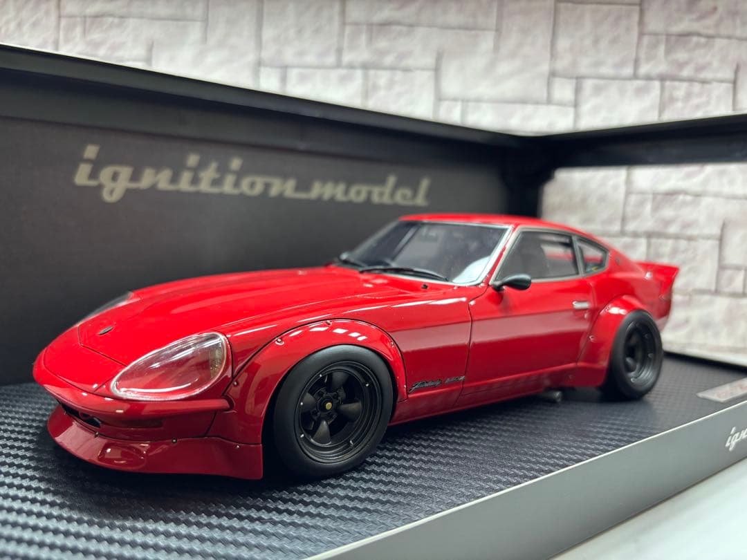 レア！1/18ミニカー　イグニッションモデル240Z フルワークス【新品】レッド