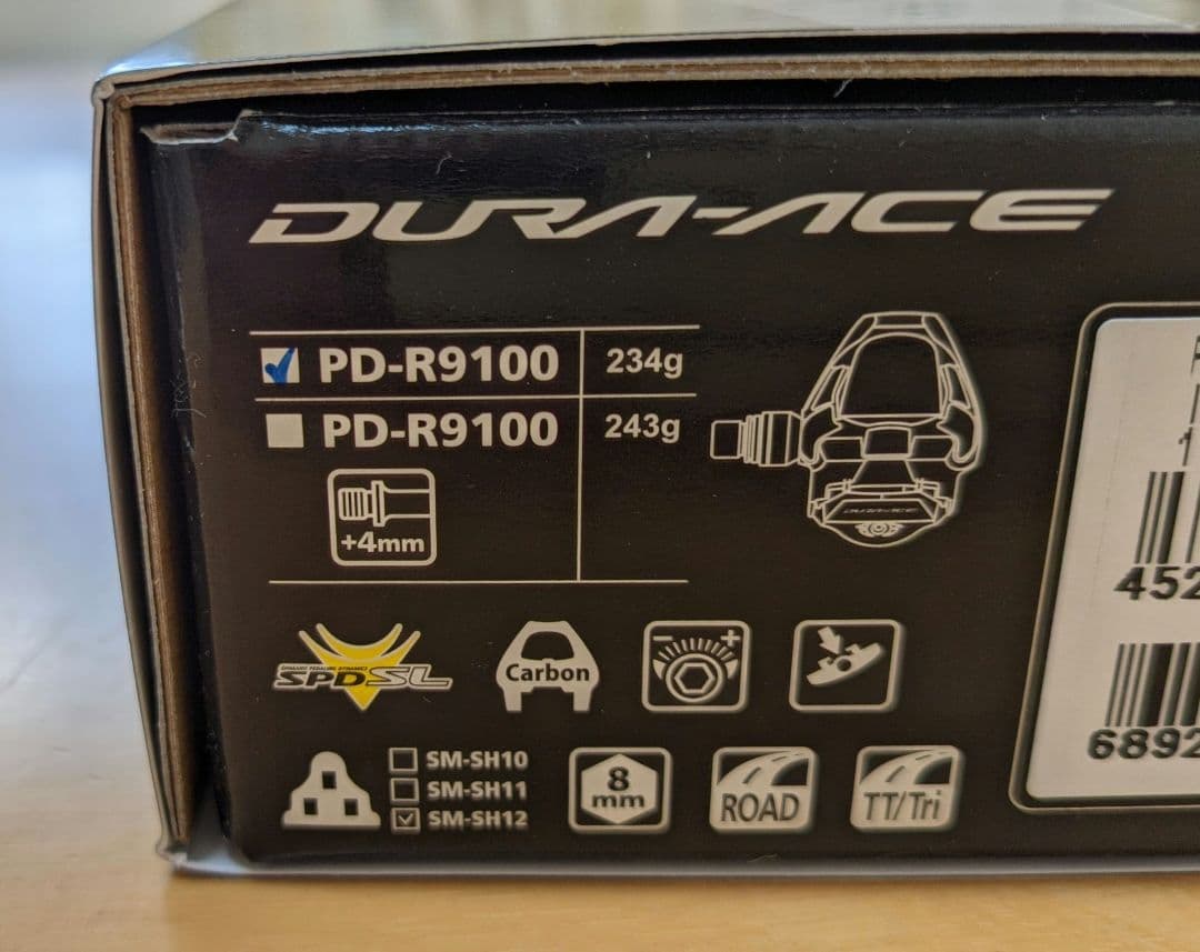 未使用 シマノDURA-ACE PD-R9100 SPD-SLペダル