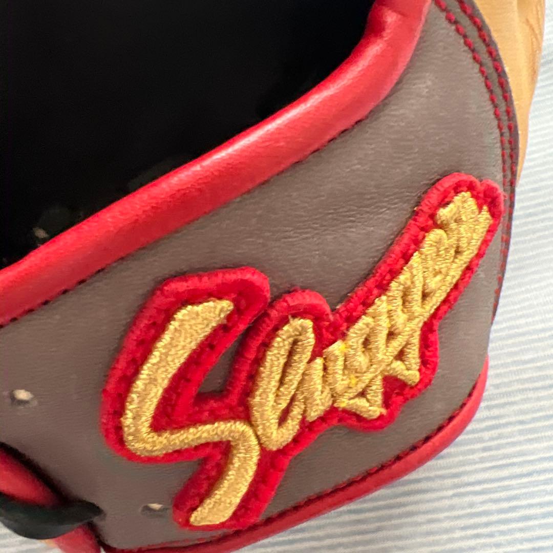 久保田スラッガー》軟式一般用内野手用限定モデルグレー×タン×レッド最終価格。