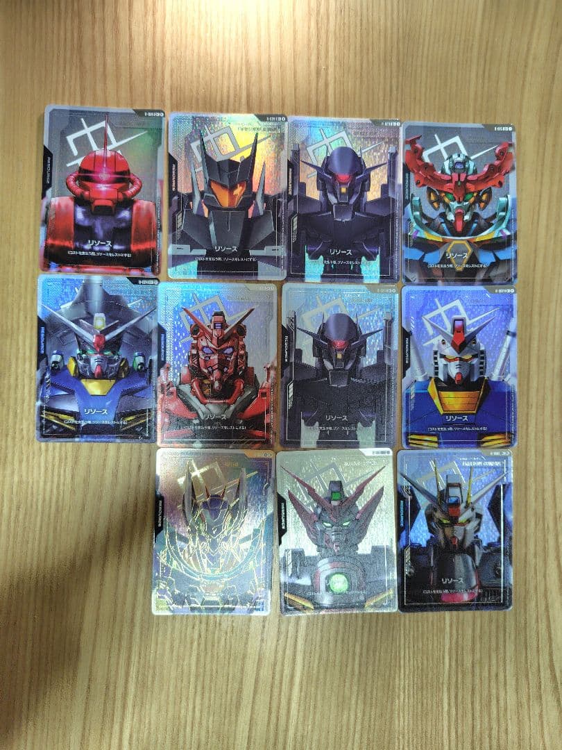ガンダムカード　デッキパーツ　まとめ売り　R LR リソースなど