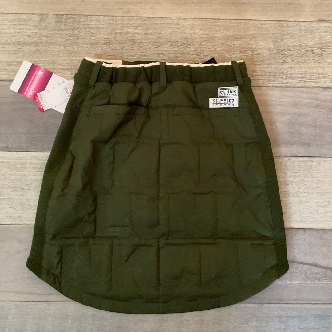 新品CLUNK オリーブグリーン 厚手スカートM