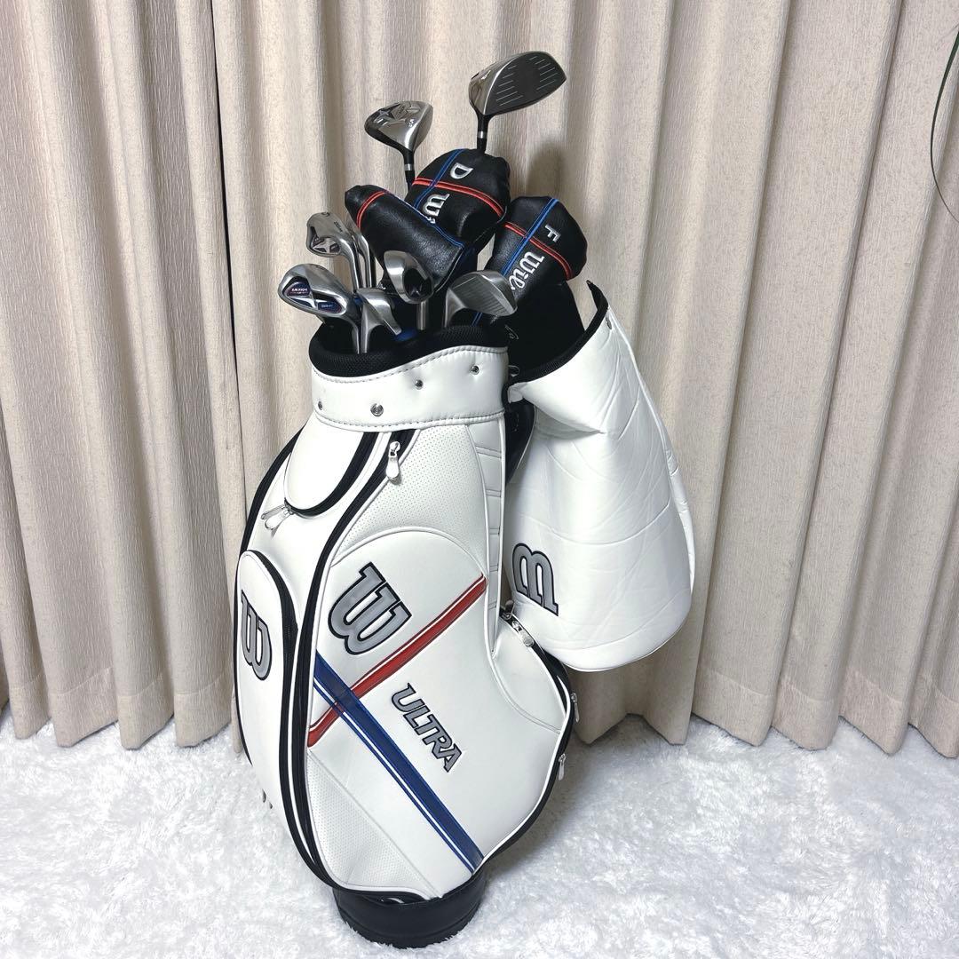 美品✨Wilson ultra i8 セット 右 9本 キャディバッグ