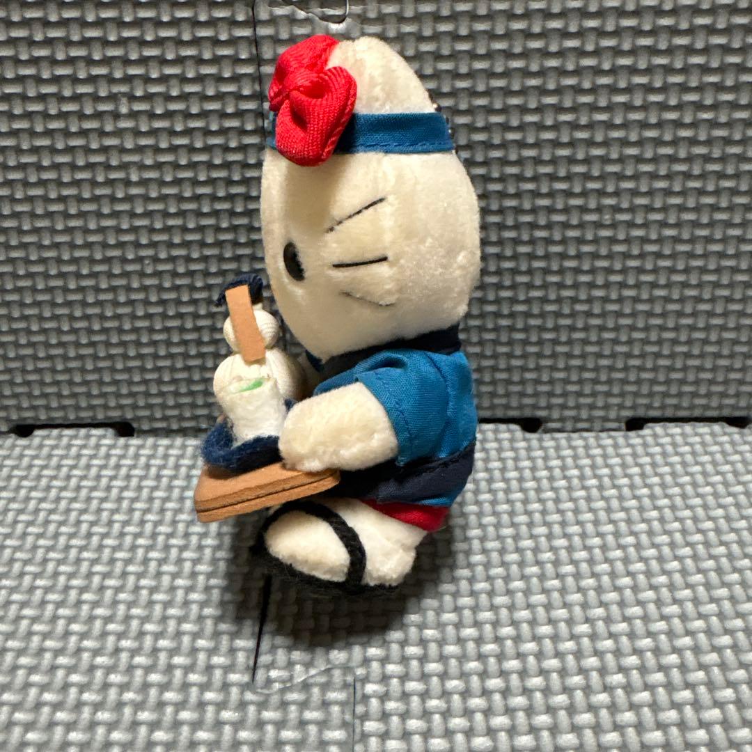 【激レア】ハローキティ 和風ウェイトレス レストラン限定 ぬいぐるみマスコット