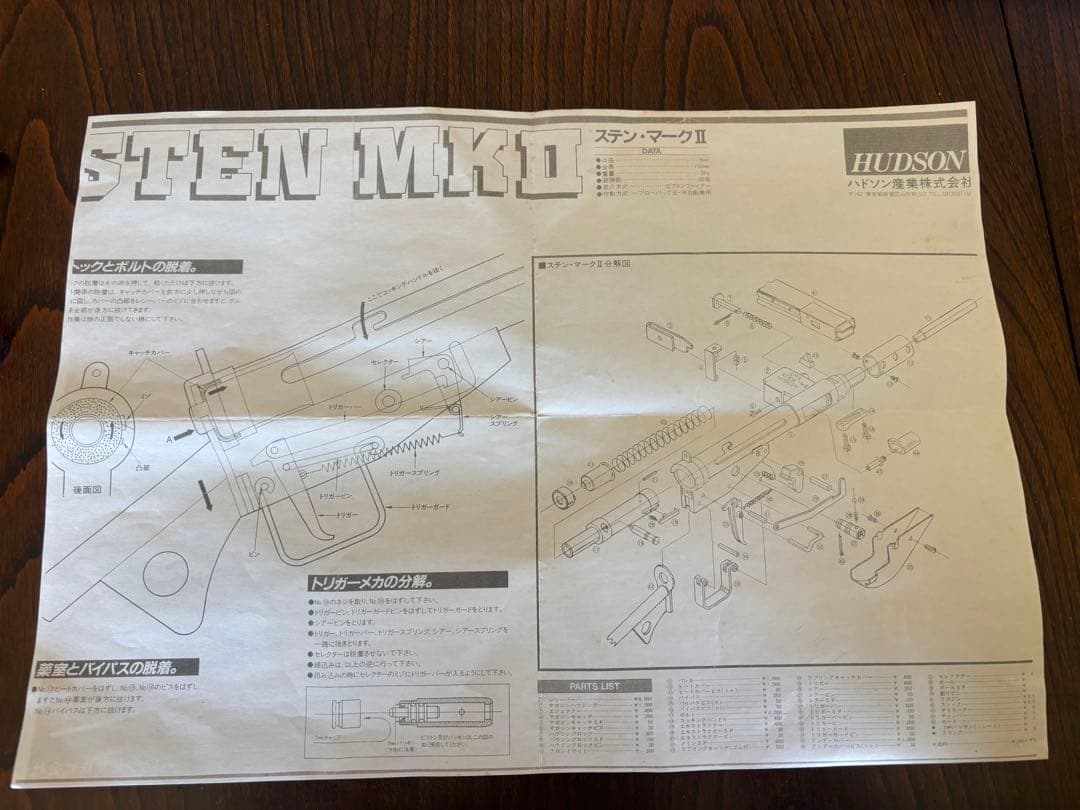 ハドソン ステンマークII HUDSON STEN MKⅡ