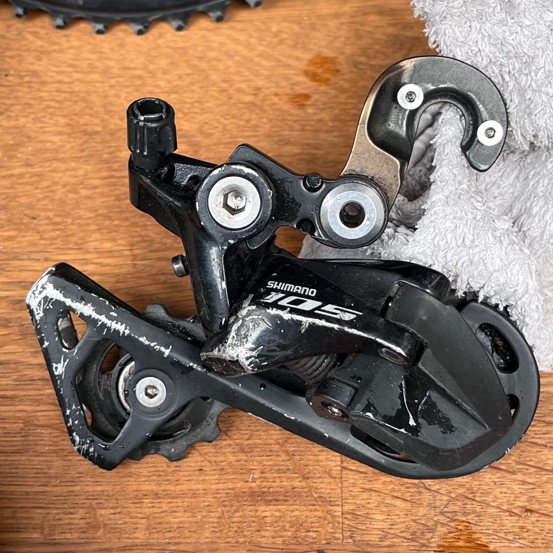 取り外しShimano 105 R7000 11速 コンポーネント