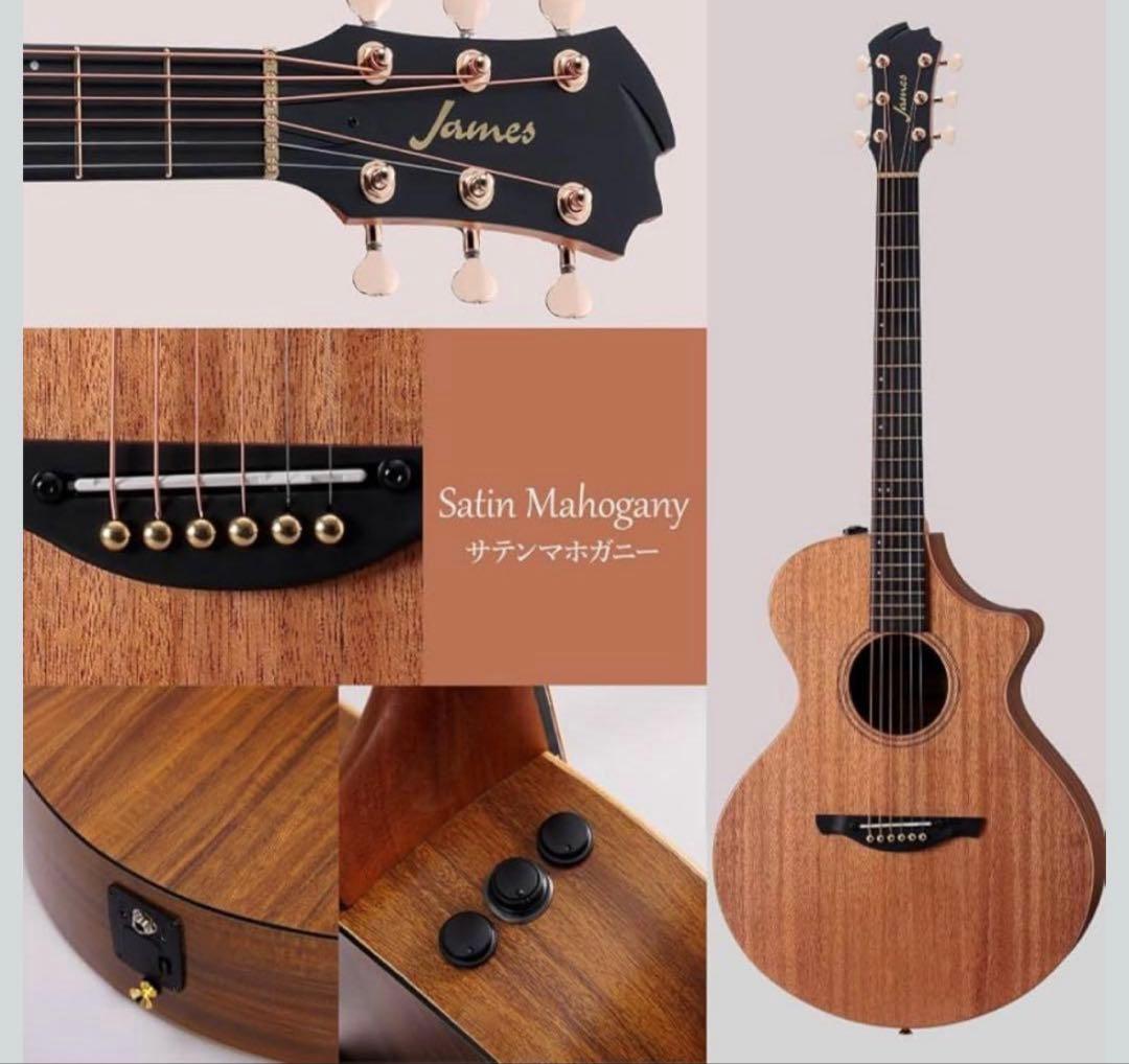 James J-300CIlアコギに、Cherub デジタルチューナーをセット