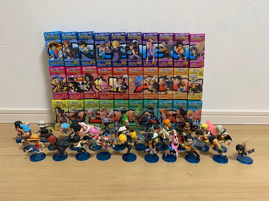 【希少】ワンピース ワーコレ ヒストリーリレー20th vol.1〜5 全30種
