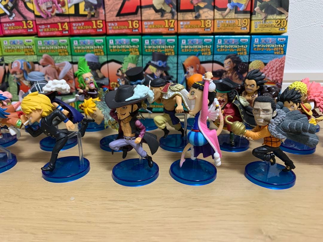 【希少】ワンピース ワーコレ ヒストリーリレー20th vol.1〜5 全30種