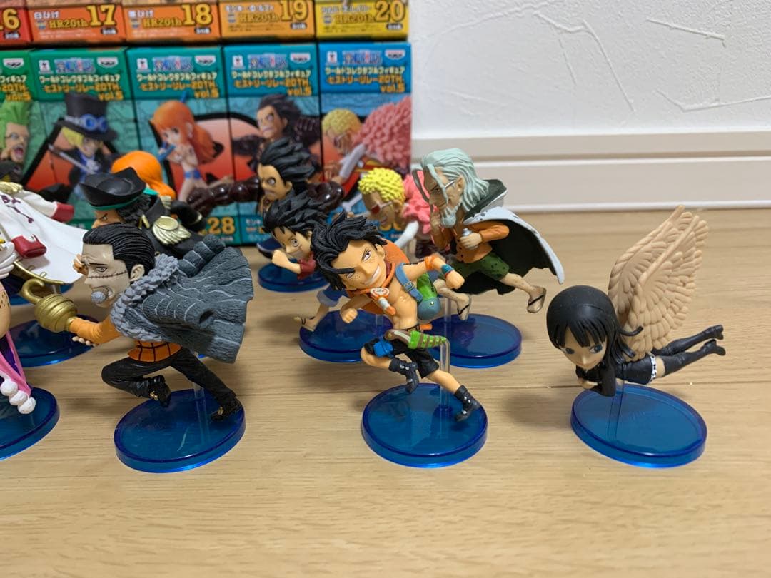 【希少】ワンピース ワーコレ ヒストリーリレー20th vol.1〜5 全30種