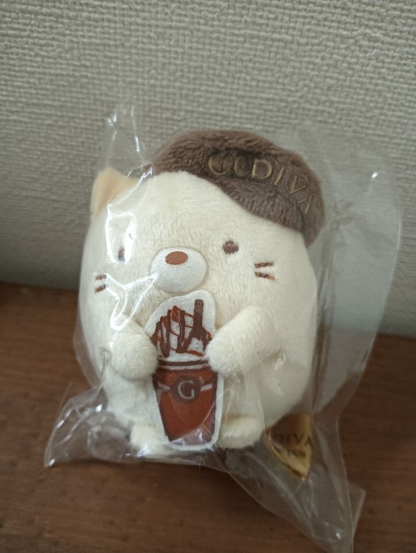 ゴディバ×すみっコぐらし 第1弾てのりぬいぐるみ5体セット☆しろくま とかげ