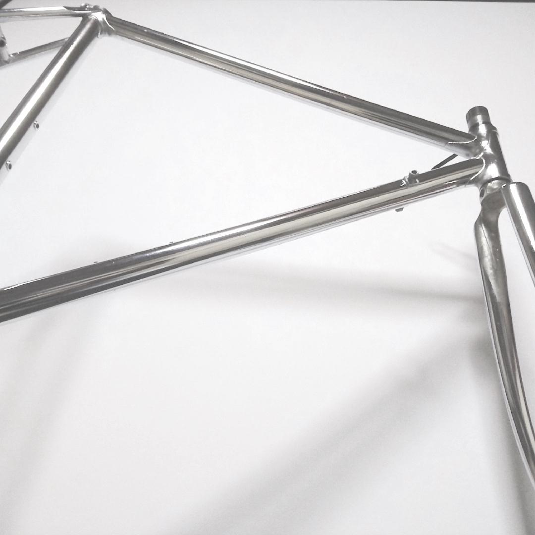 【美品】クロモリ ロードフレーム フルメッキ