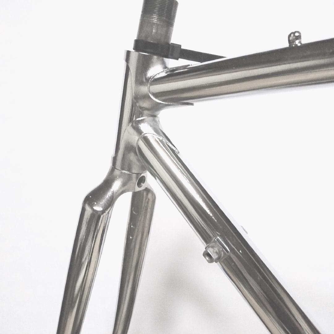 【美品】クロモリ ロードフレーム フルメッキ