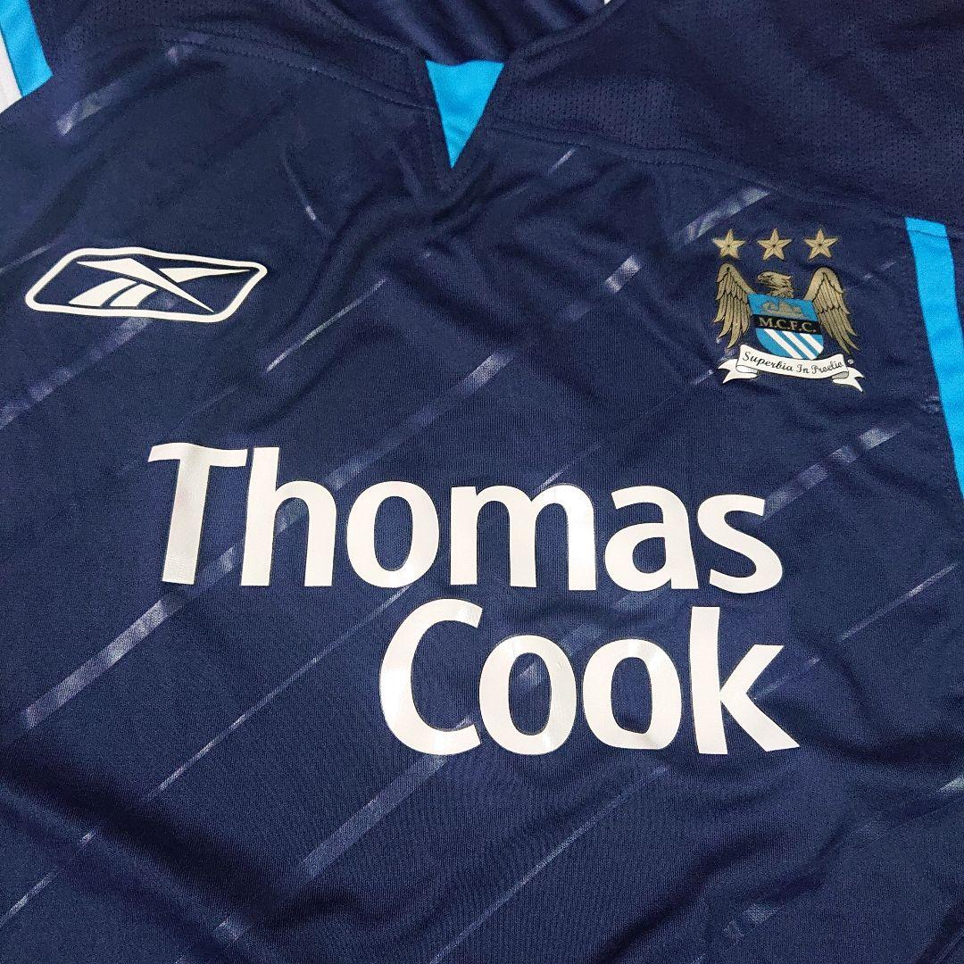 新品Reebokマンチェスターシティ長袖ユニフォーム紺